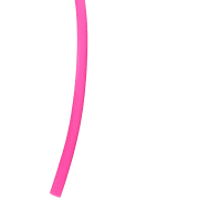 Rosa gummislange 2 mtr Ø innv. 4,5 mm