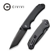 Civivi Brazen - Black G10 Handle - Black Stonewashed D2 Blade, Tanto