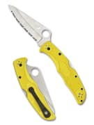 Spyderco Pacific Salt 2 Lockback - H2 Steel - Yellow FRN