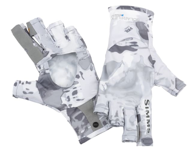 Simms Solarflex sunglove no finger cloud camo grey Chr. Baardsen & Søn AS