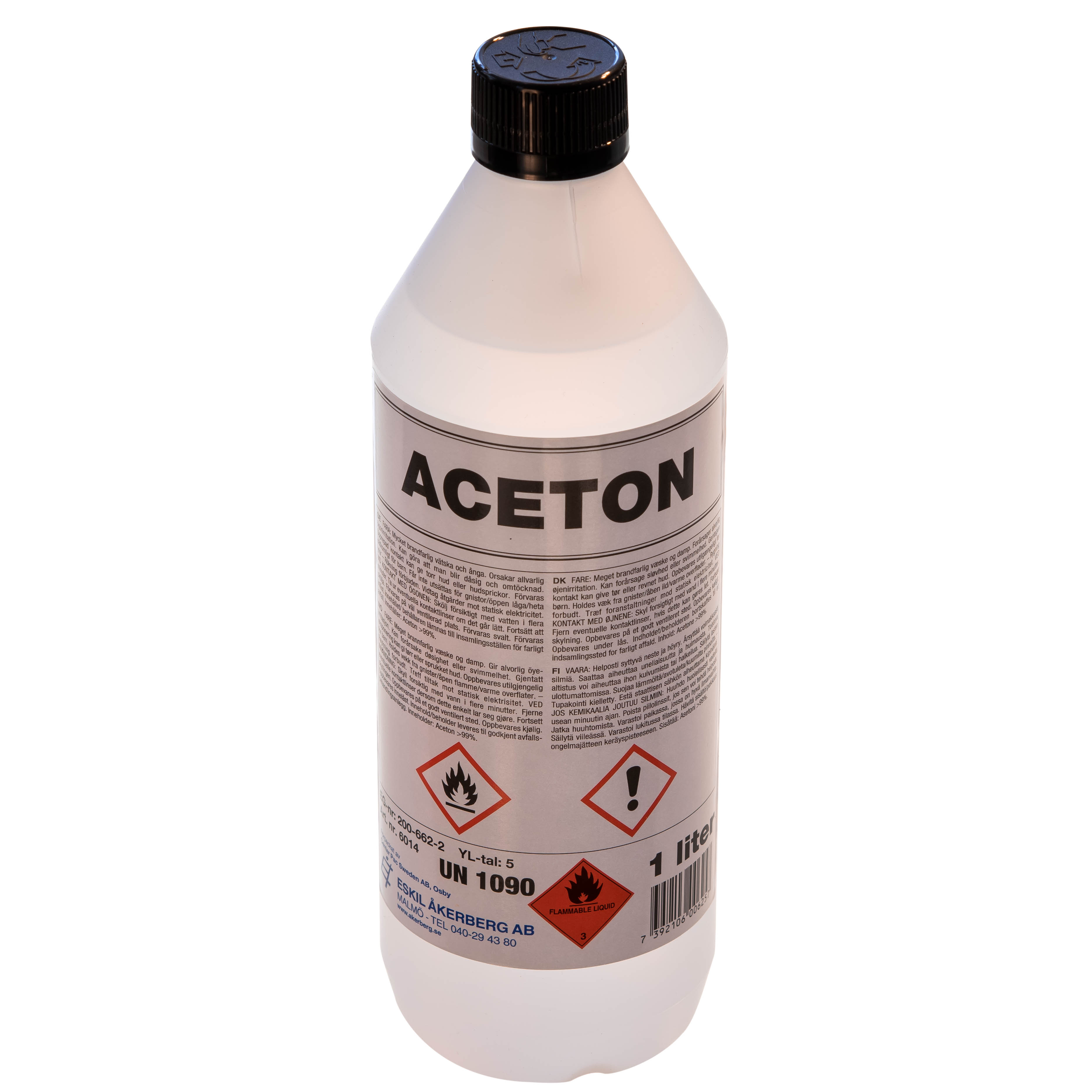 Aceton 1 liter Chr. Baardsen & Søn AS