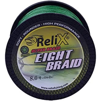 Relix four-braid 0,32mm moss green 1000 meter Chr. Baardsen & Søn AS