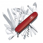 Victorinox - Swiss Champ 91mm med Lærslire - Swiss Army Knife - 33 funksjoner