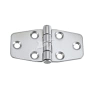 2 stk hengsler 2,0 mm, rustfri  (37 x 75 mm) pris pr par