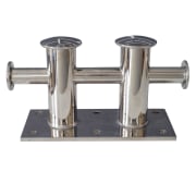 Dobbel rustfri pullert