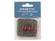 Kinetic Tyttebærkrok # 1/0 Rød (5 pk)
