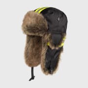 MJM Trapper Reflex Faux Fur Black Pelslue