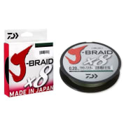 Daiwa J-BraidX8 150 m Dark Green