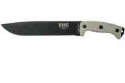 Esee Junglas Black Blade, Kydex Sheath, Canvas Micarta Handles