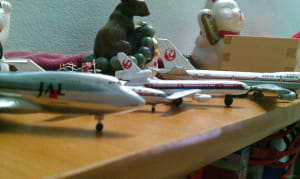 My Japan Airlines diecast collection