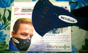 Neomask anti-pollution mask in Saigon, Vietnam Neomask anti-pollution mask in Saigon, Vietnam