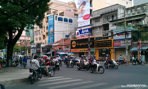Sunday morning in Saigon, Vietnam Sunday morning in Saigon, Vietnam