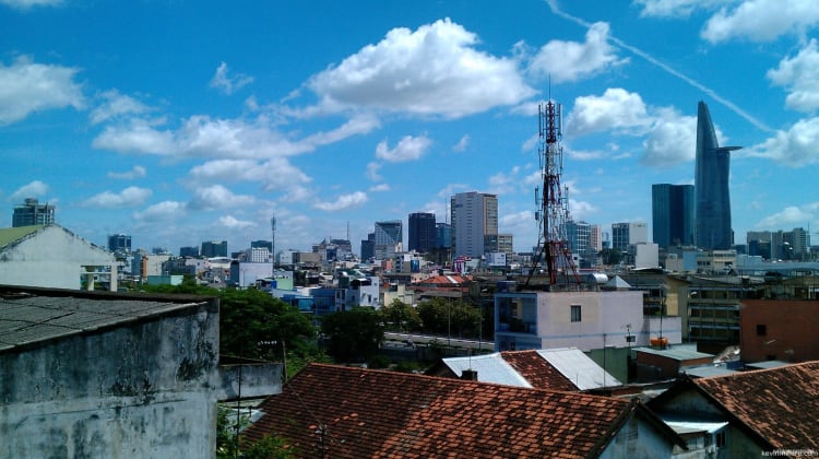 View of Saigon from District 4