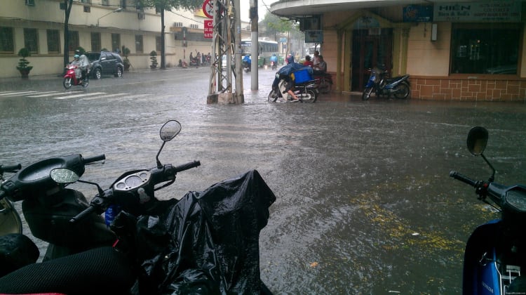A Rainy Saigon Friday Deluge