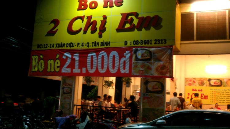 Bo ne 2 Chi Em - Saigon