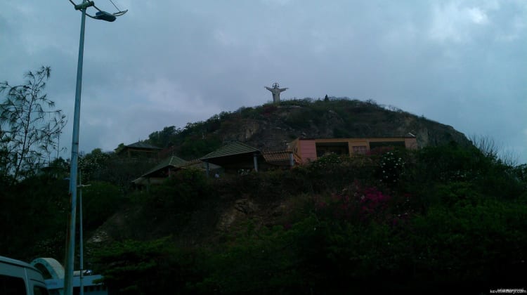 Statue of Jesus Christ over Vung Tau, Vietnam