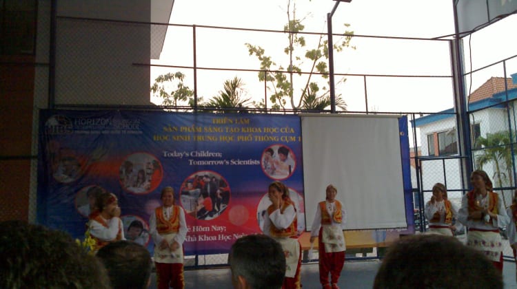 Turkish dance by HIBS Vietnamese students