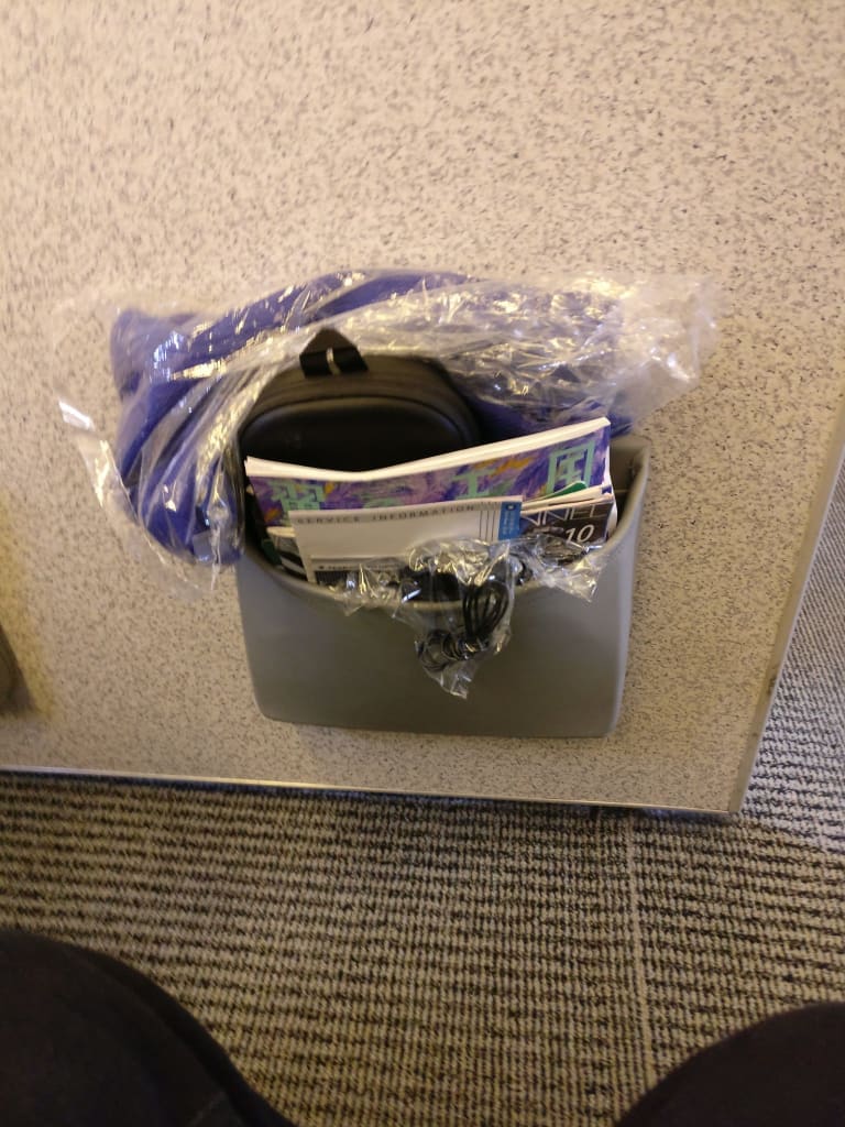 This little pouch was quite small for my Bose case on ANA