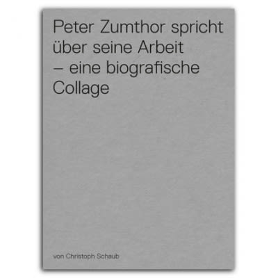 DVD Peter Zumthor spricht