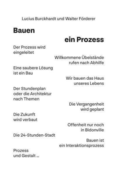 Lucius Burckhardt und Walter Förderer