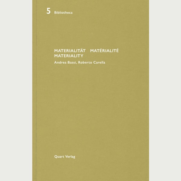 Materialität Matérialité Materiality