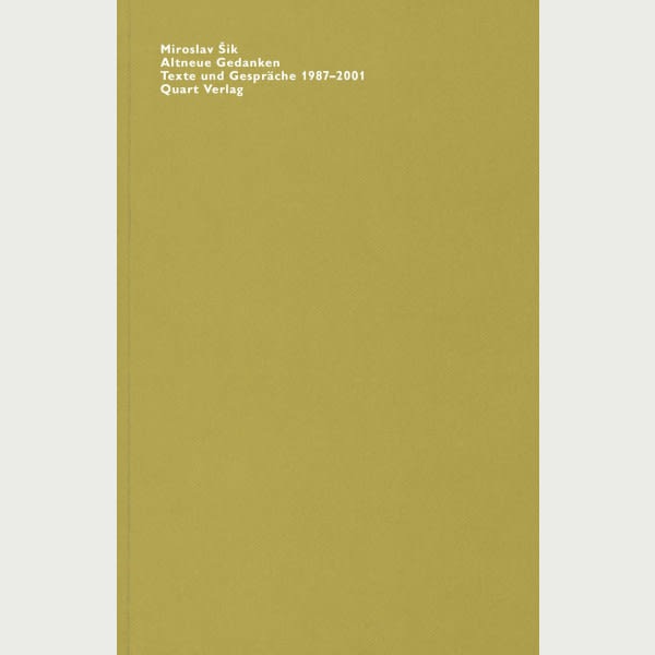 Altneue Gedanken. Texte und Gespräche 1987-2001