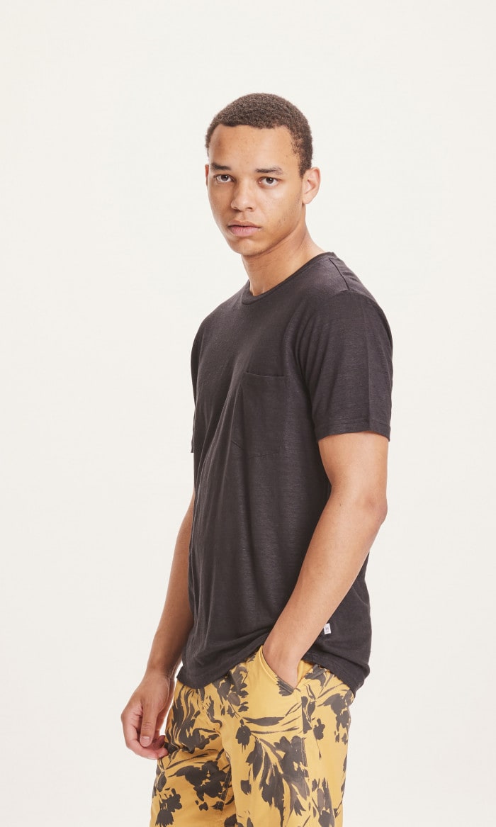 Alder Linen Tee black jet