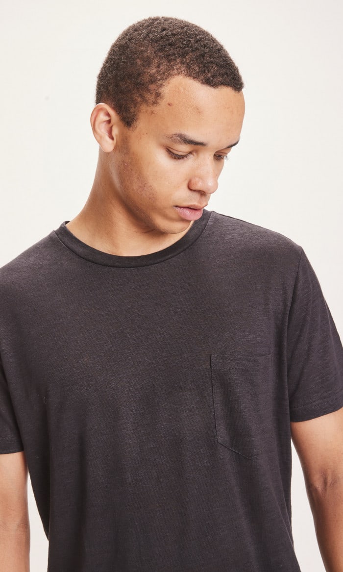 Alder Linen Tee black jet