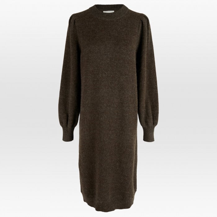 Alpaca Comfortable Dress coal melange