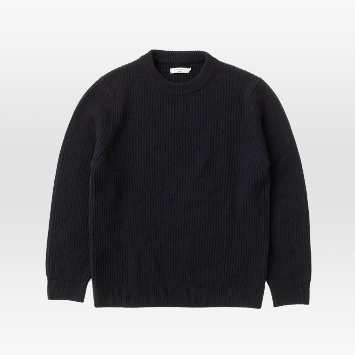 August Wool Rib navy