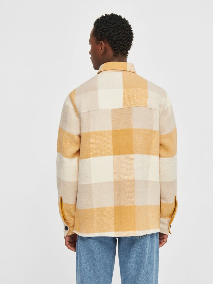 Checked Overshirt yellow check