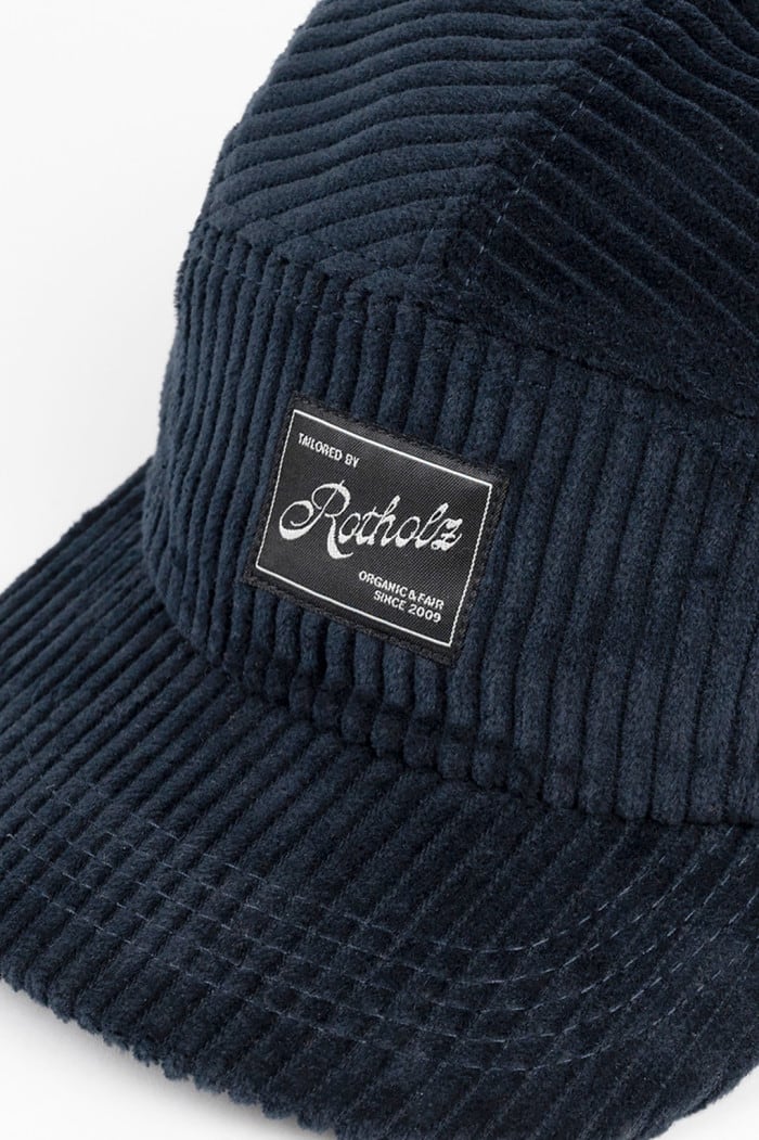 Cord 5-Panel Cap deep navy