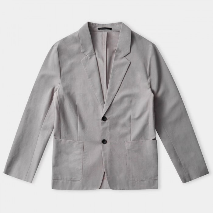 Enver Blazer stone grey tencel