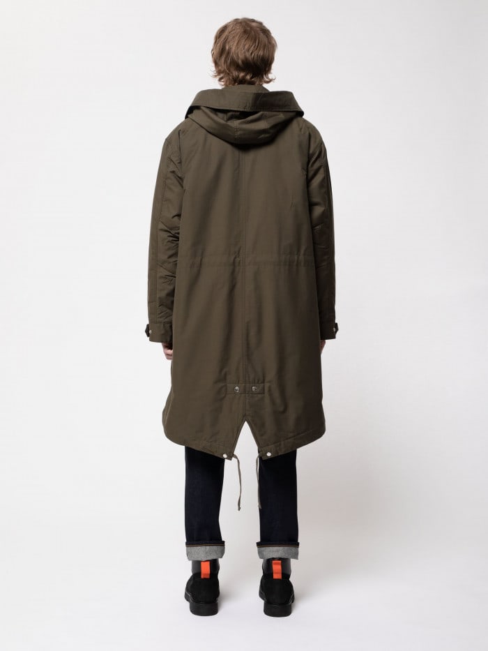 Kajjan Waxed Parka olive