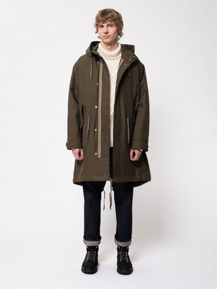 Kajjan Waxed Parka olive