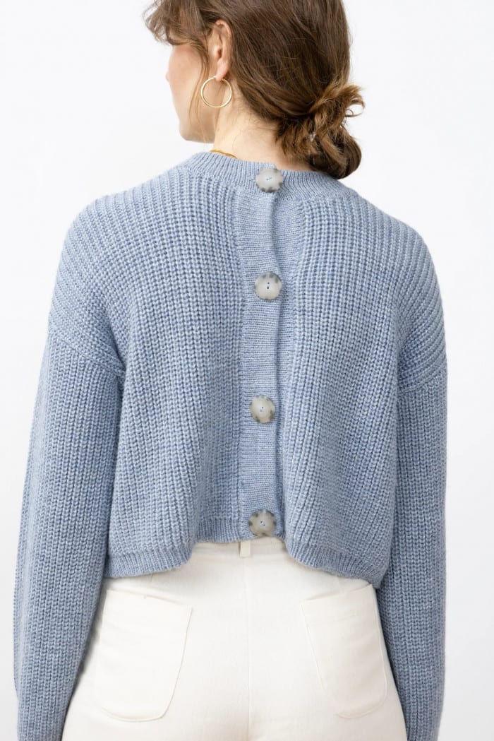 Knit Cardigan Tosca cloudy blue