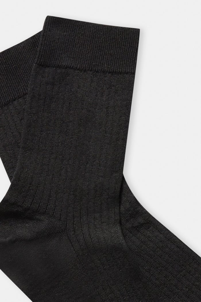 Linen Socks black