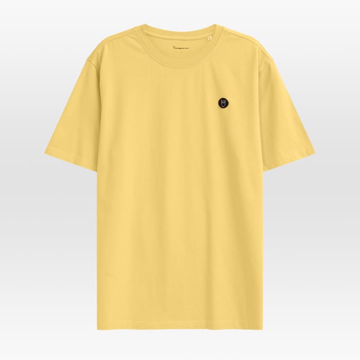 Loke Badge Tee misted yellow