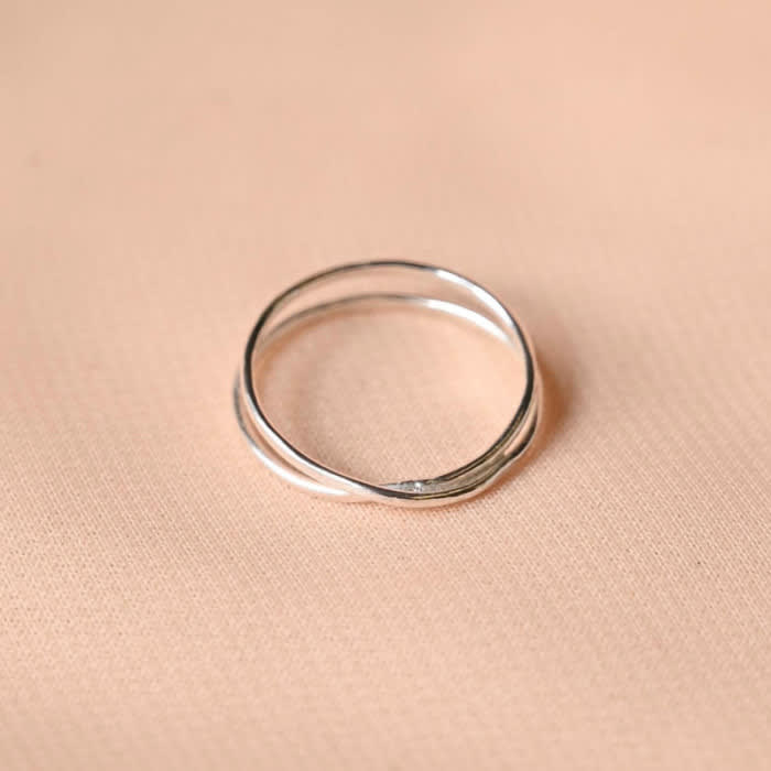 Loop Stacking Ring silver