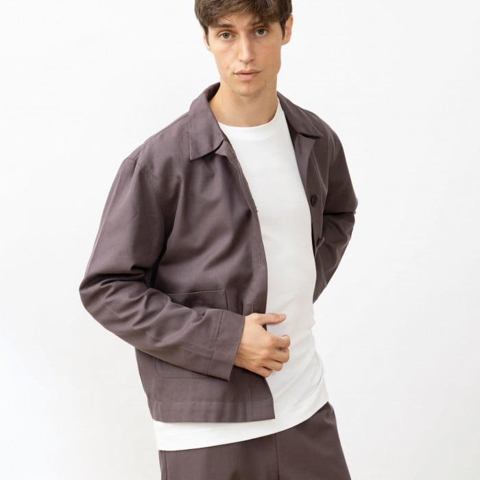 Luca Unisex WorkerJacket brasil brown