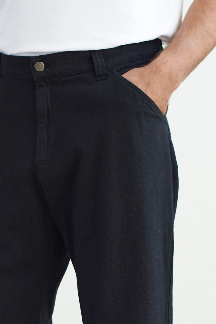 Olf Trousers eco canvas black 230g