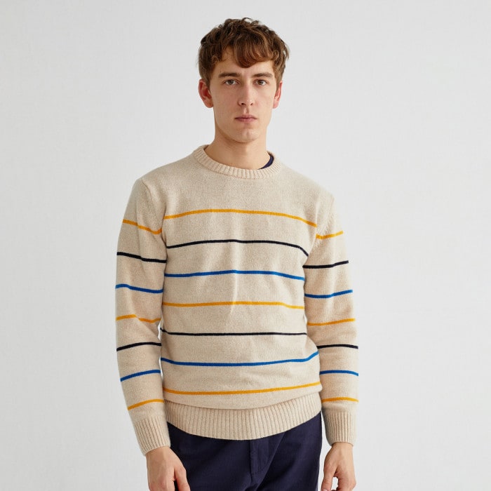 Striped Miki Sweater shell