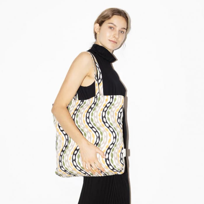 Tote Bag snake wave