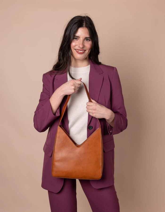 Vicky cognac classic leather