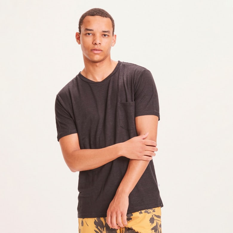 Alder Linen Tee black jet