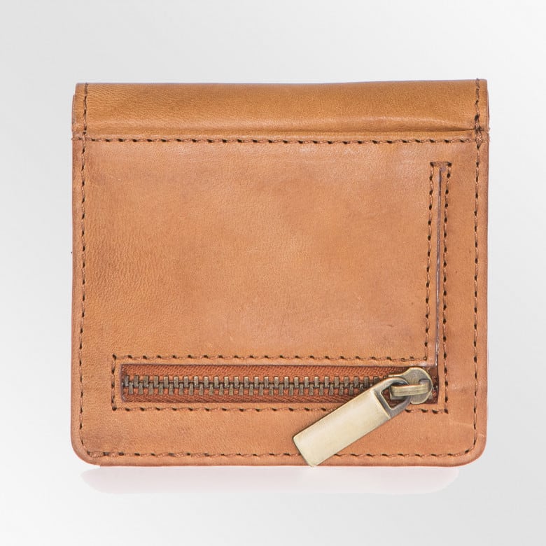 Alex' FoldOver Wallet cognac