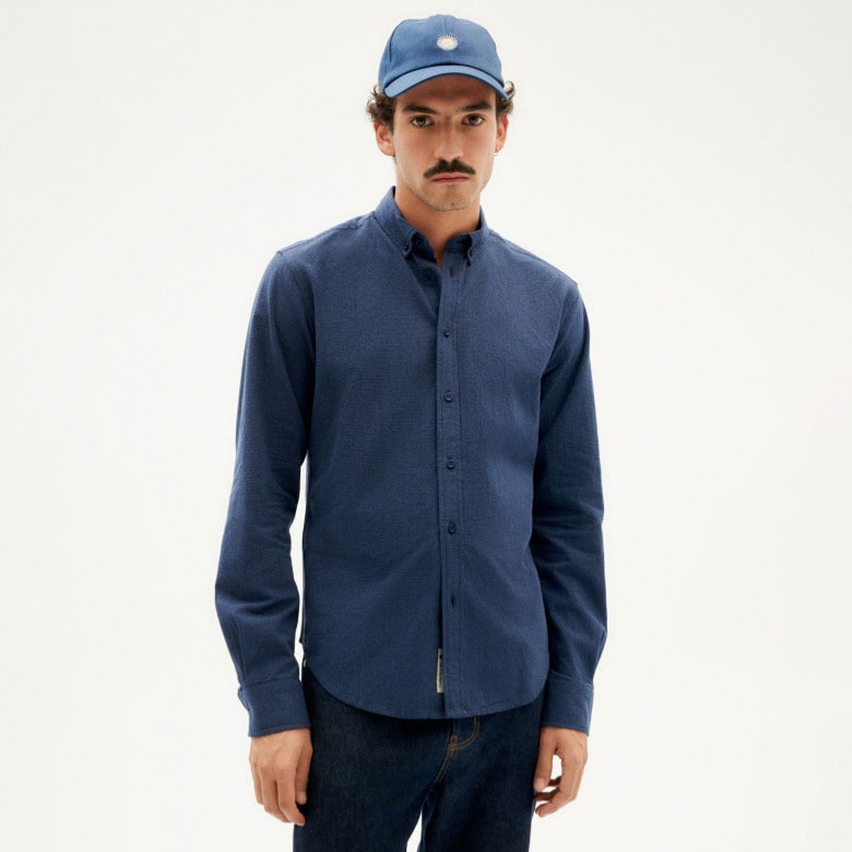 Ant Shirt linen indigo