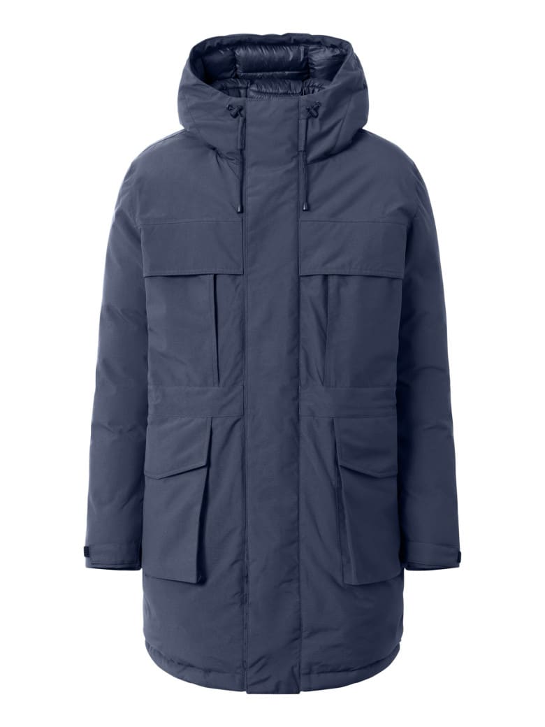 Apex Canvas Long Padded Coat total eclipse