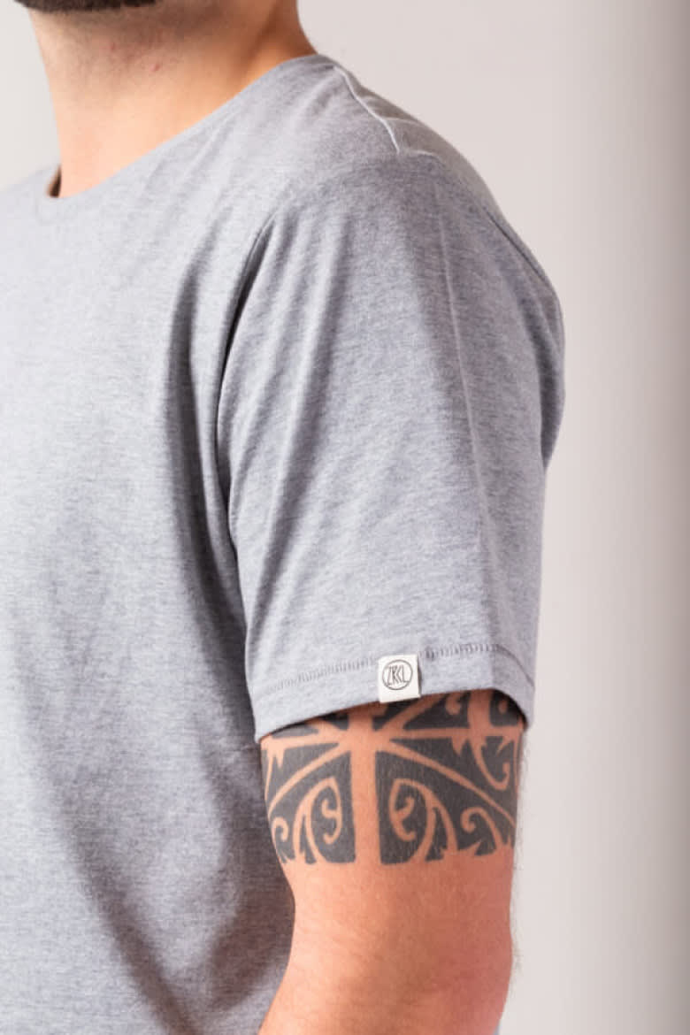 Basic T-Shirt stone grey