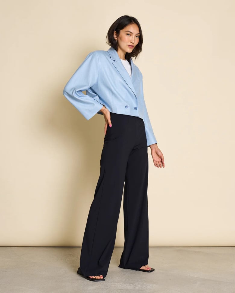 Cropped Blazer Tulia light denim